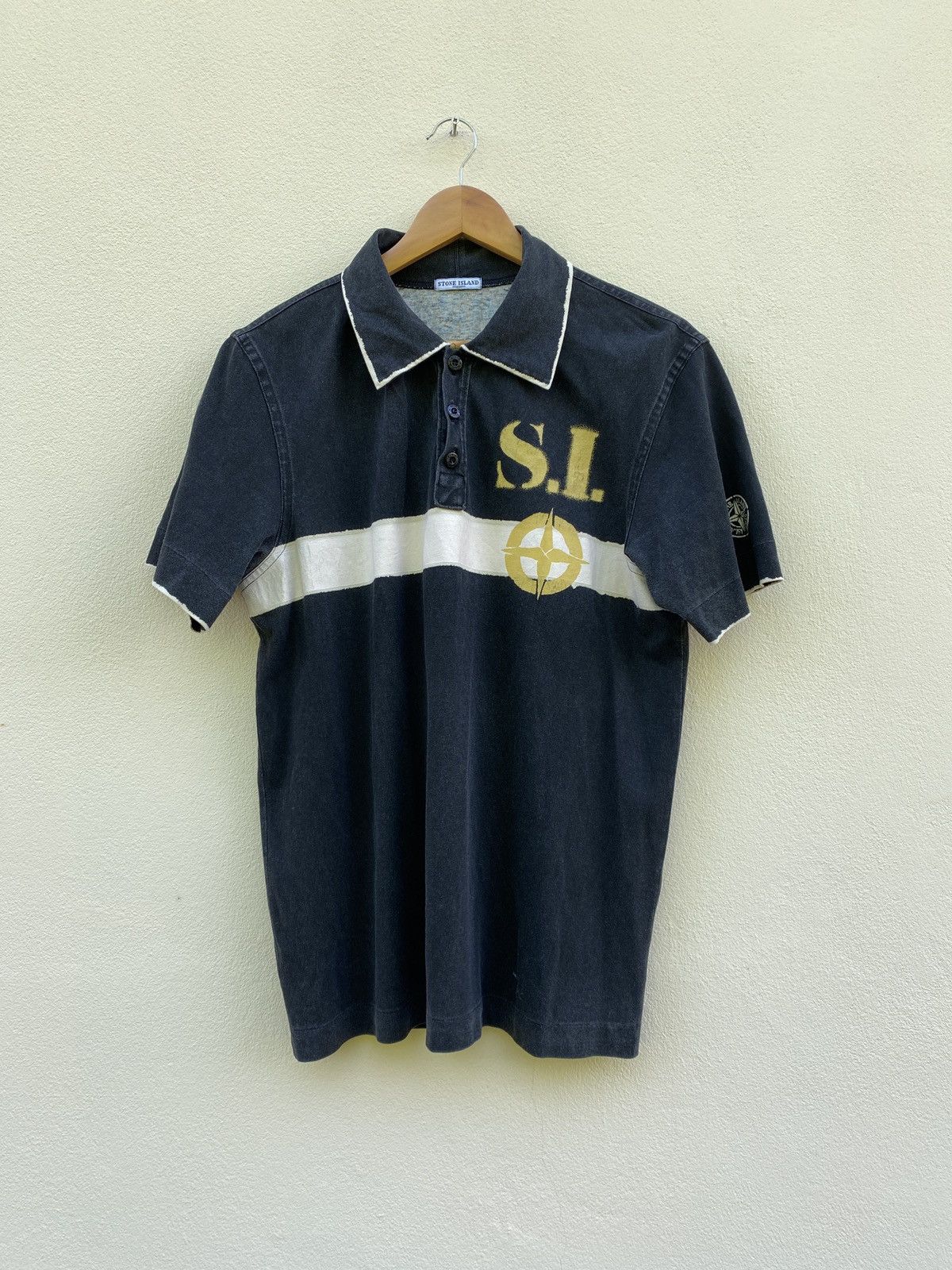 Stone Island × Vintage Vintage Stone Island SI Casual OG Logo Size US L / EU 52-54 / 3 - 1 Thumbnail