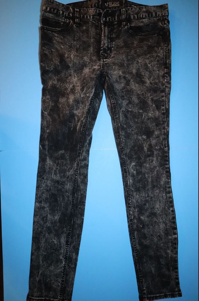 Rude Washed Black Denim Jeans