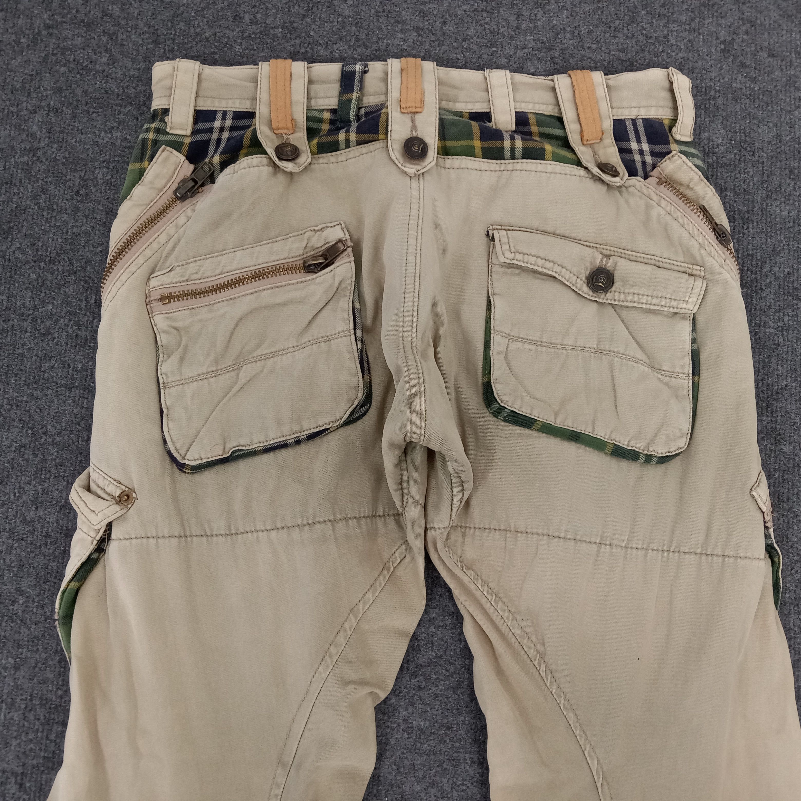 Japanese Brand × Vintage Breath Mint Bootcut Cargo Rare Pants Size US 32 / EU 48 - 6 Thumbnail