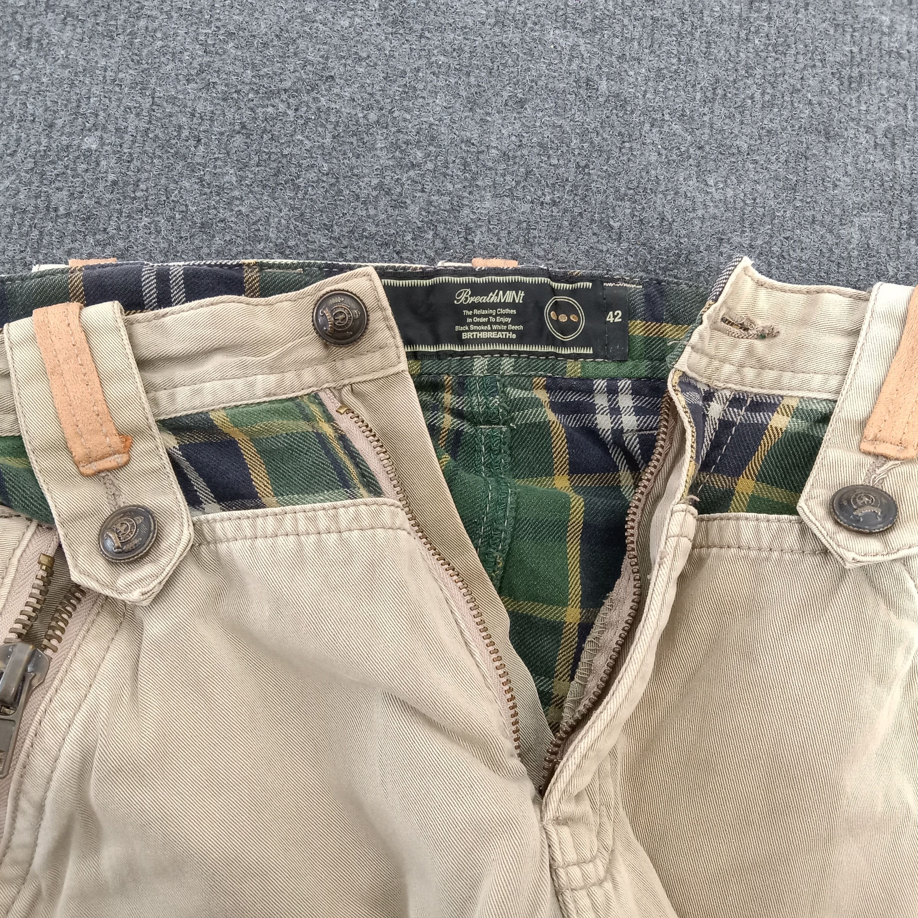 Japanese Brand × Vintage Breath Mint Bootcut Cargo Rare Pants Size US 32 / EU 48 - 7 Thumbnail