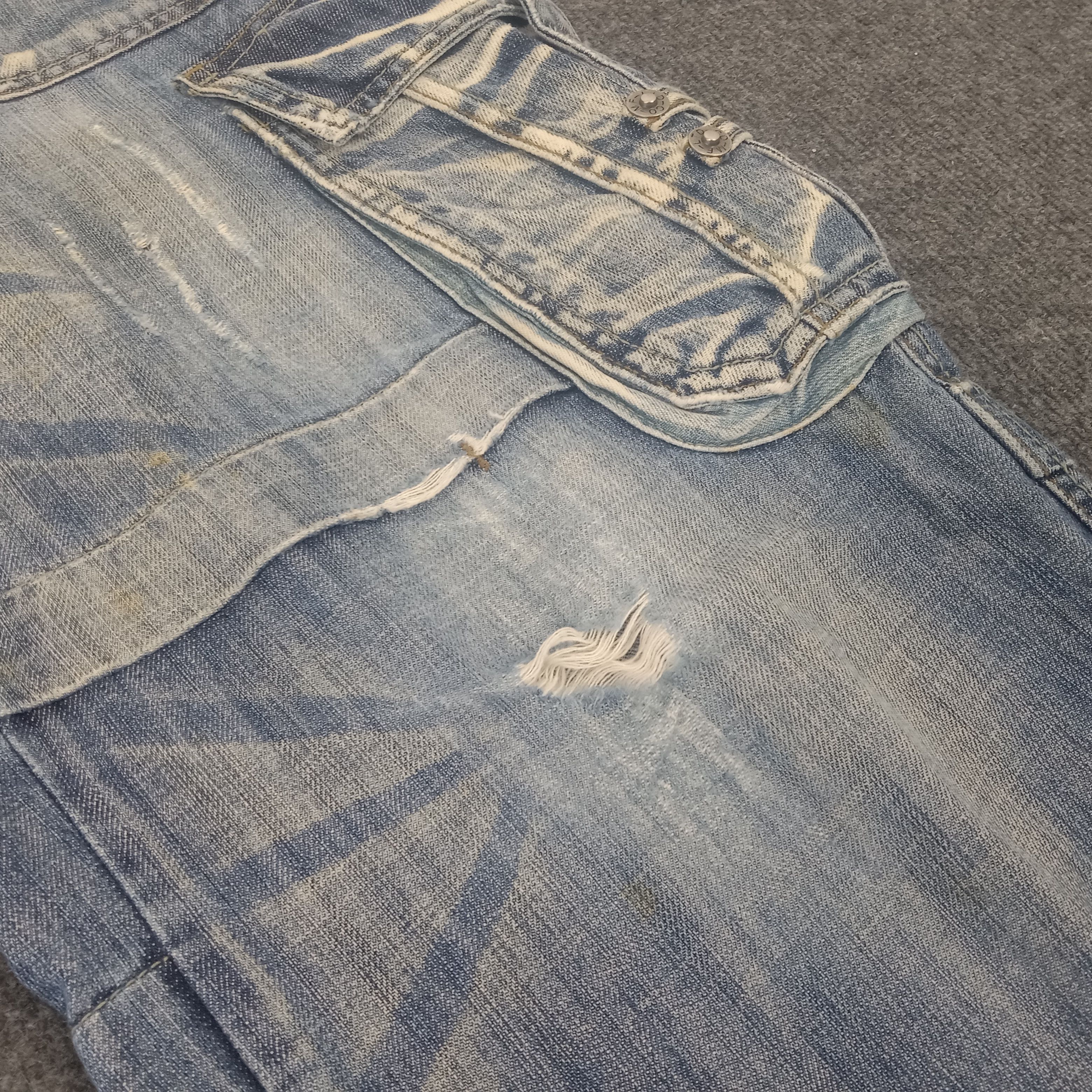 Designer × Japanese Brand BLUE LUIS MultiPocket Military Style Denim Jeans Size US 32 / EU 48 - 11 Thumbnail