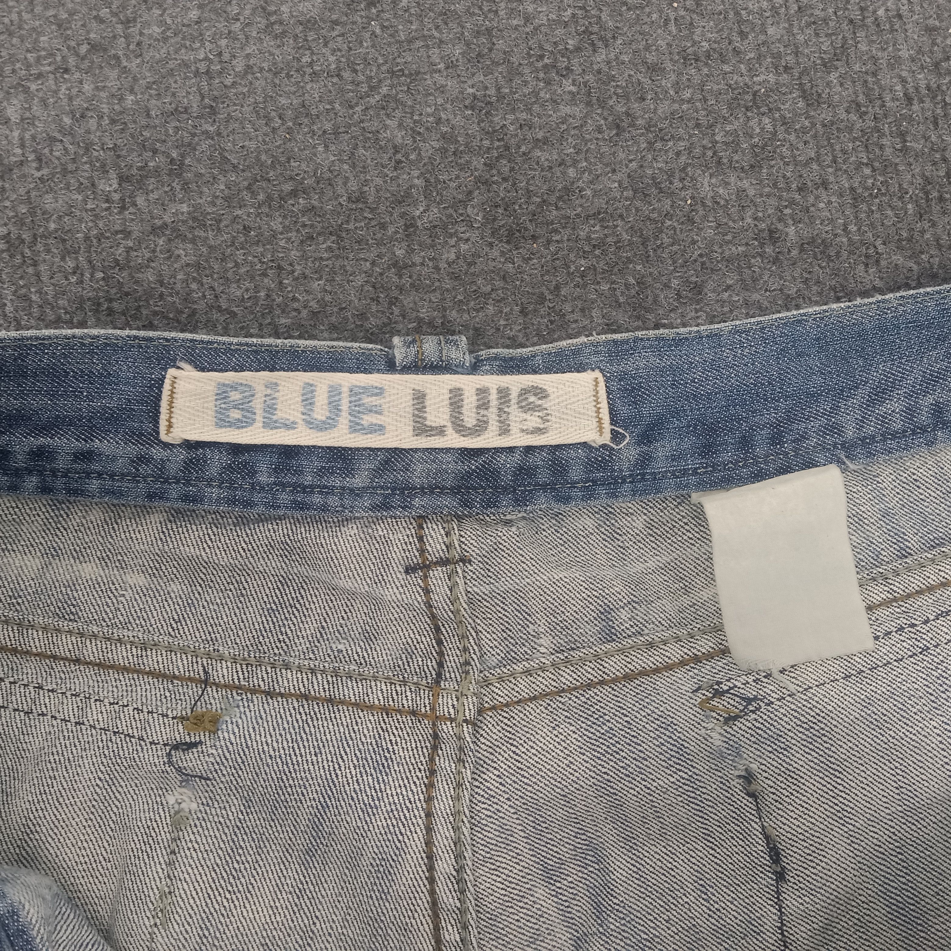 Designer × Japanese Brand BLUE LUIS MultiPocket Military Style Denim Jeans Size US 32 / EU 48 - 8 Thumbnail