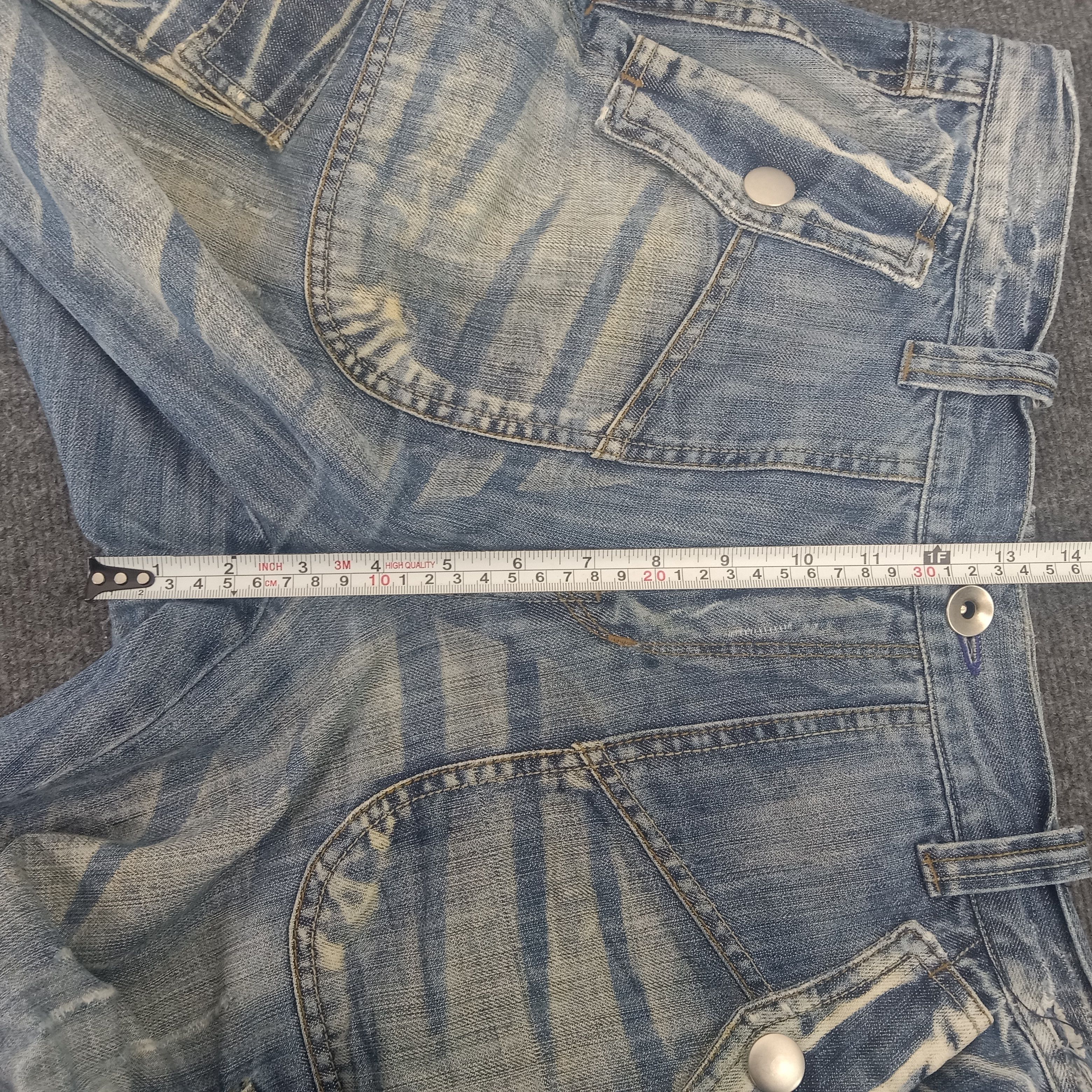Designer × Japanese Brand BLUE LUIS MultiPocket Military Style Denim Jeans Size US 32 / EU 48 - 14 Thumbnail