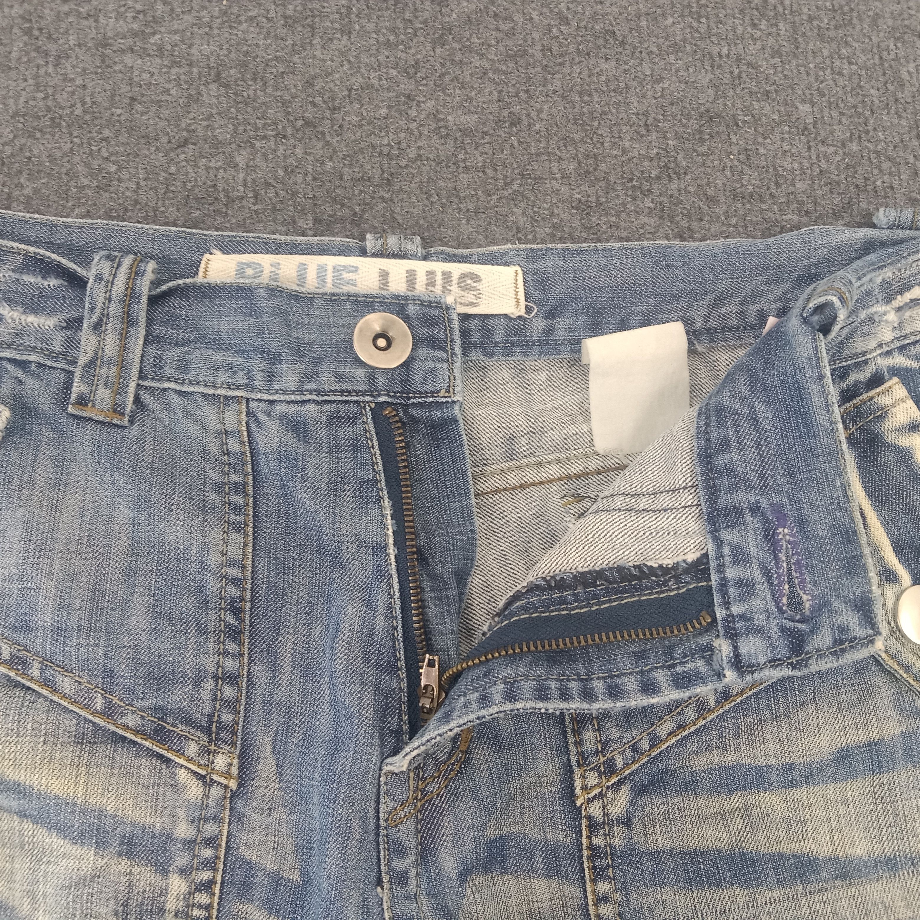 Designer × Japanese Brand BLUE LUIS MultiPocket Military Style Denim Jeans Size US 32 / EU 48 - 7 Thumbnail