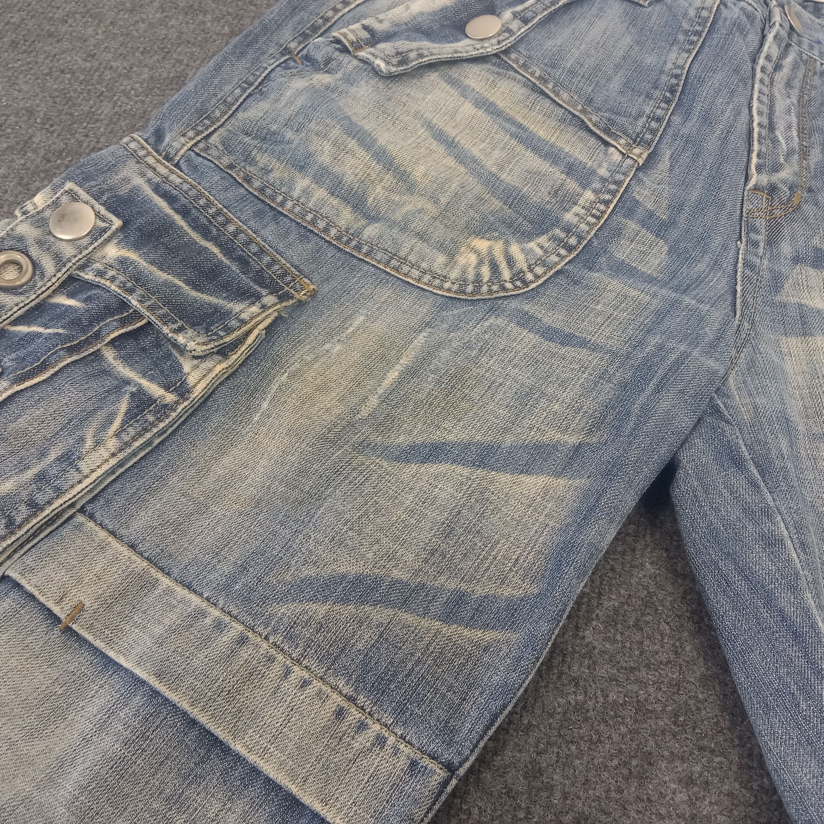 Designer × Japanese Brand BLUE LUIS MultiPocket Military Style Denim Jeans Size US 32 / EU 48 - 10 Thumbnail