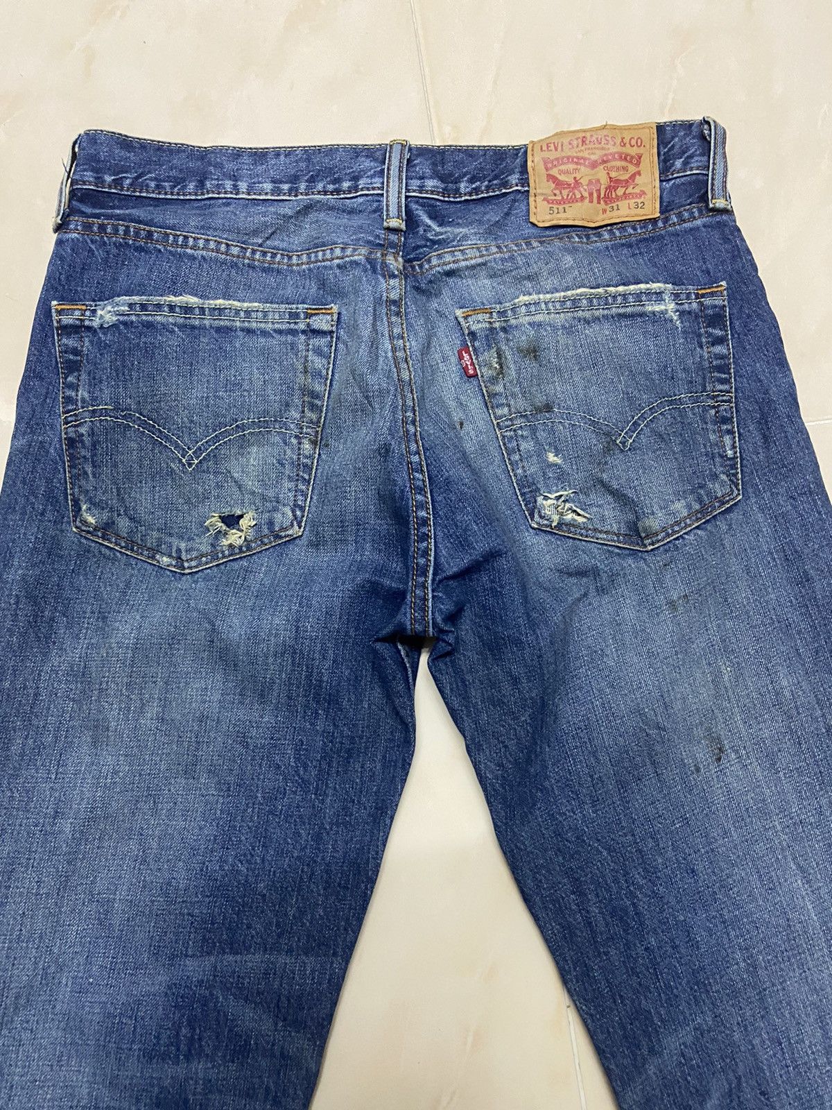 Levi's Vintage Levis 511 Jeans Denim straight cut W31 Size US 31 - 5 Thumbnail