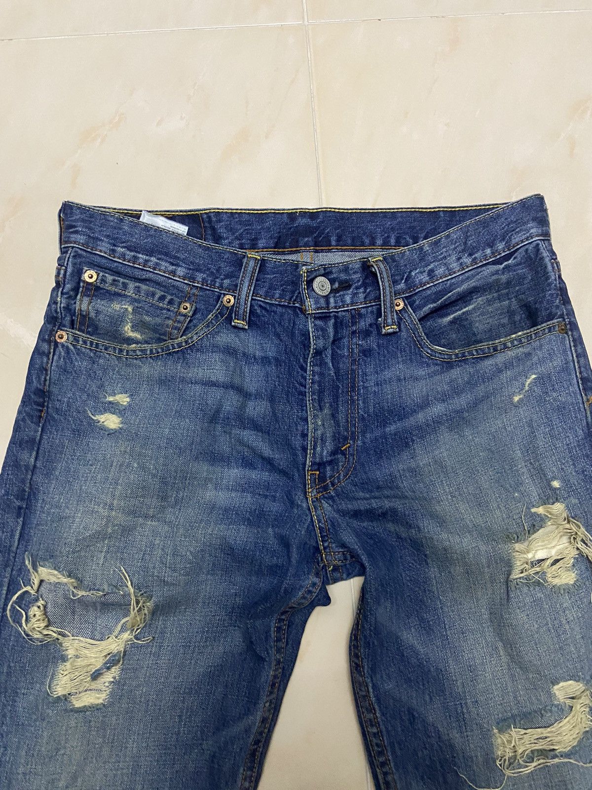 Levi's Vintage Levis 511 Jeans Denim straight cut W31 Size US 31 - 3 Thumbnail