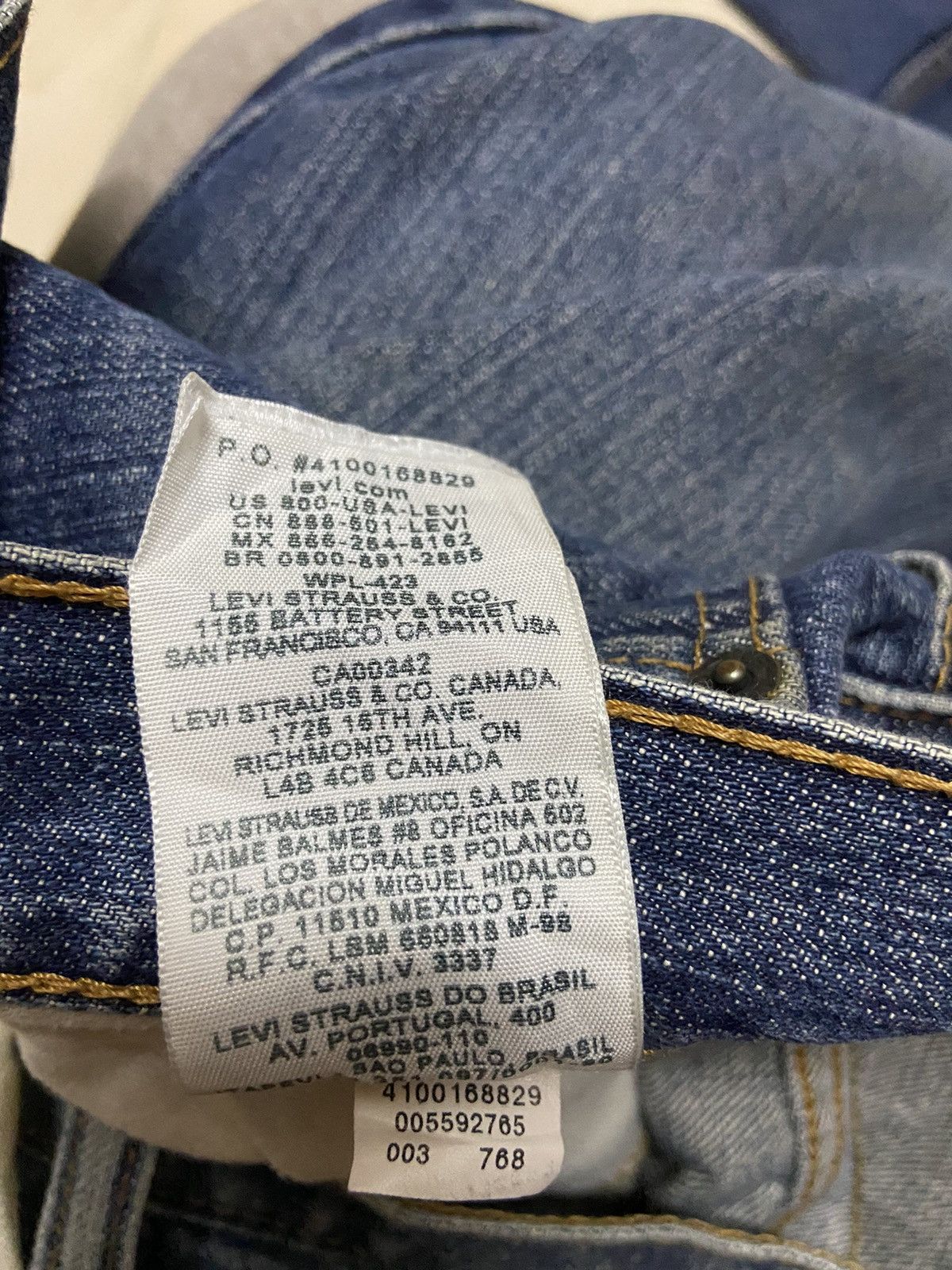 Levi's Vintage 559 Levis Jeans W36 blue Size US 36 / EU 52 - 8 Thumbnail