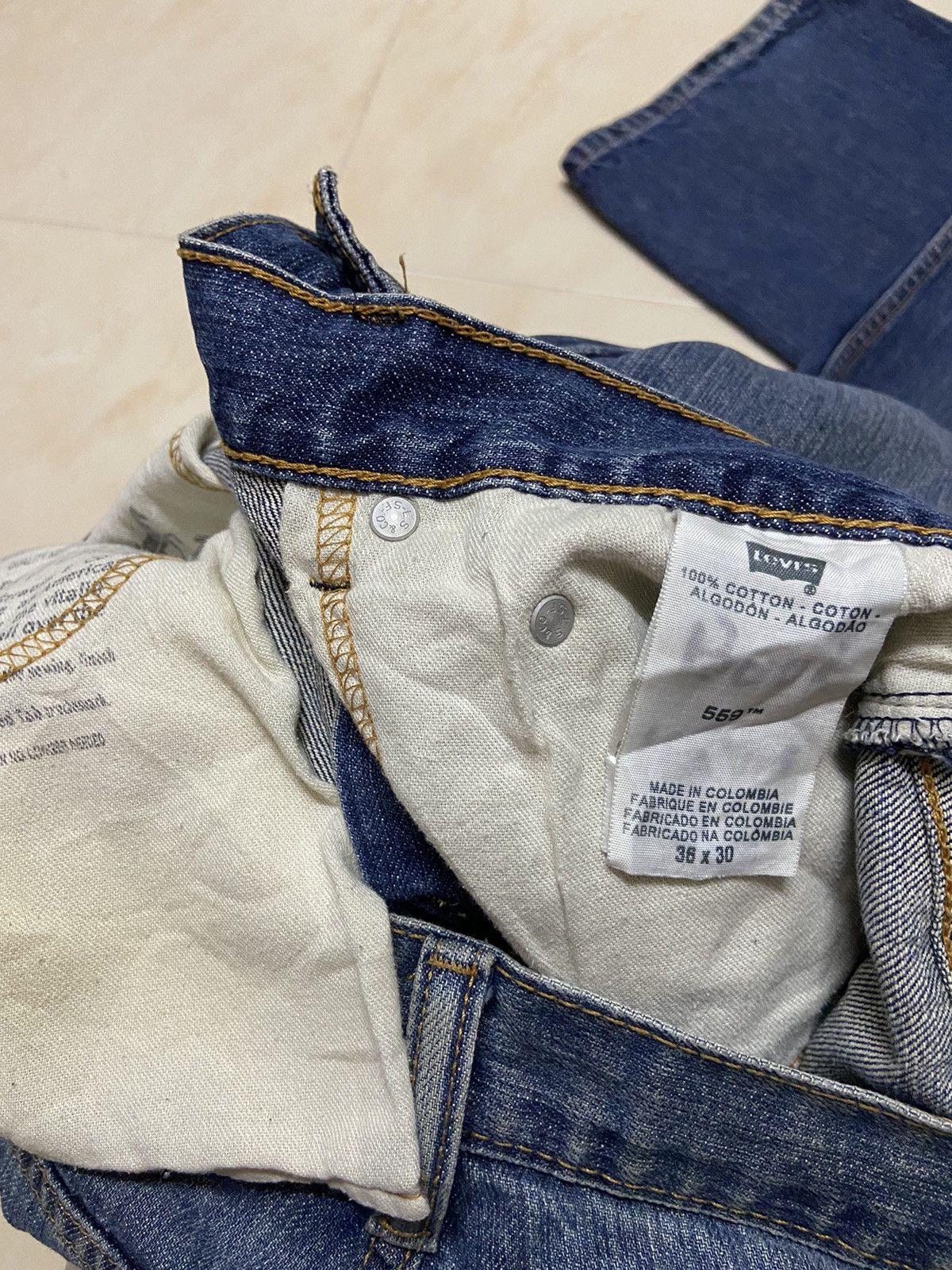 Levi's Vintage 559 Levis Jeans W36 blue Size US 36 / EU 52 - 7 Thumbnail