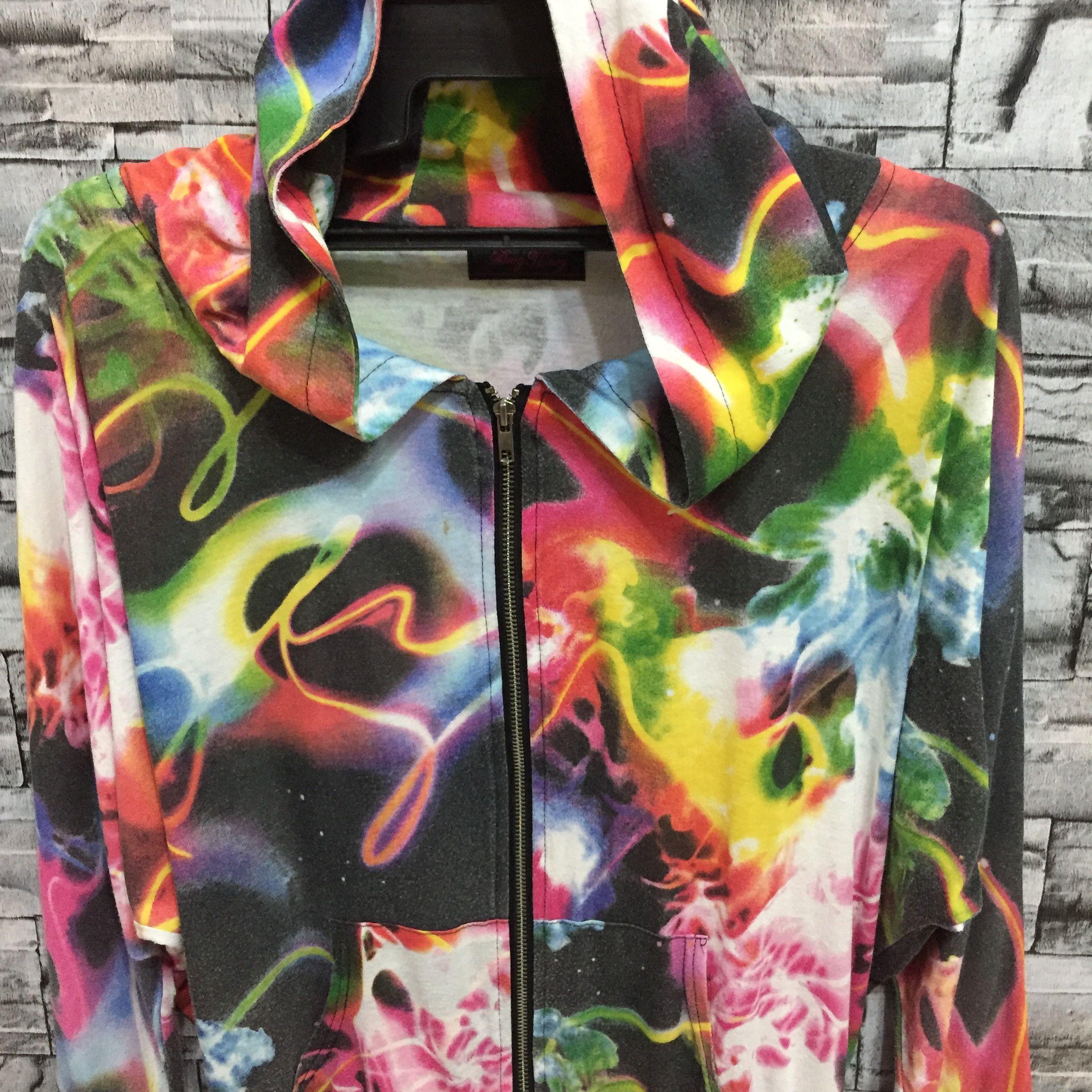 Japanese Brand Drug Honey hoodie full print size 3 fit L Size US L / EU 52-54 / 3 - 3 Thumbnail
