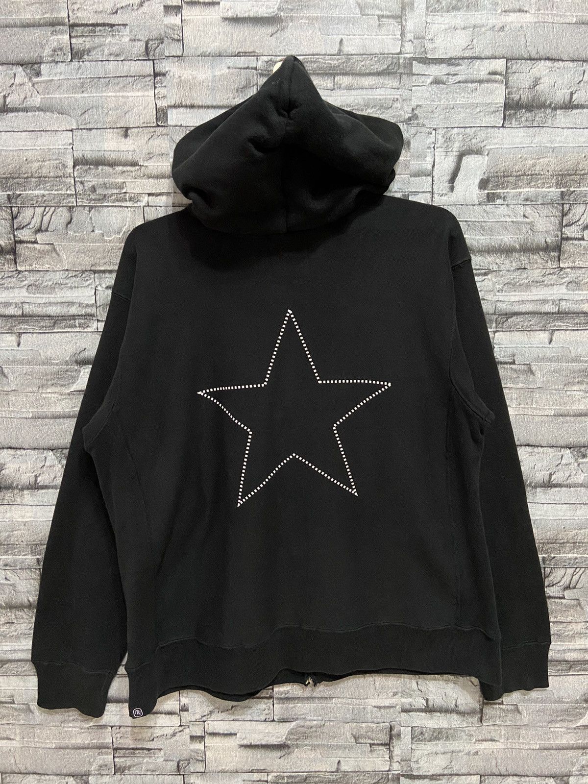 Japanese Brand Vintage Neighborhood Hoodie star big logo streetwear Size US L / EU 52-54 / 3 - 1 Thumbnail