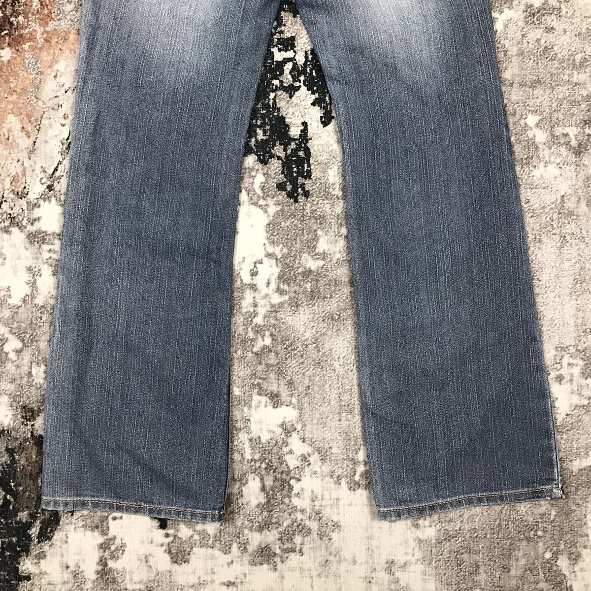 Japanese Brand × Vintage Japanese Bust Pant Flare Light Wash Jeans Size 28" / US 6 / IT 42 - 8 Thumbnail