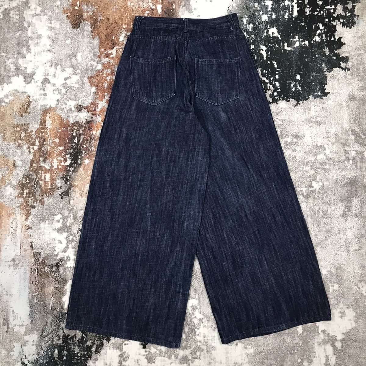 Designer × Japanese Brand Japanese Brand Back Number Baggy Soft Denim Jeans Size 26" / US 2 / IT 38 - 5 Thumbnail