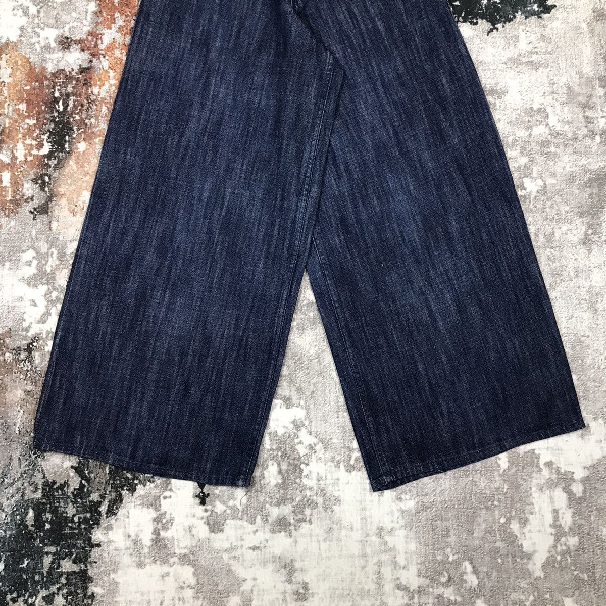 Designer × Japanese Brand Japanese Brand Back Number Baggy Soft Denim Jeans Size 26" / US 2 / IT 38 - 4 Thumbnail