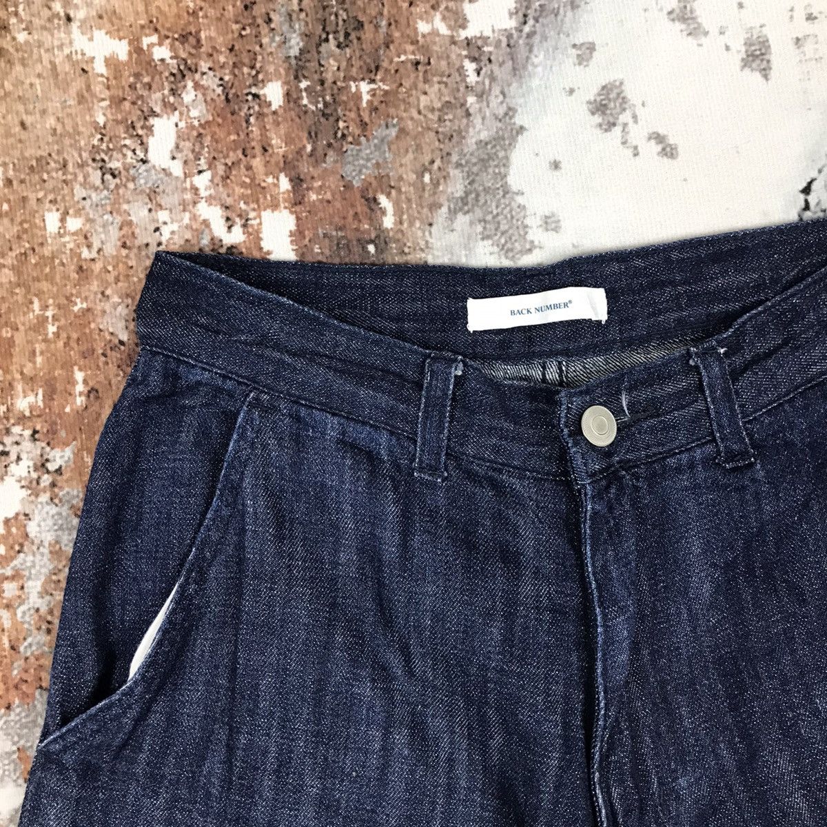Designer × Japanese Brand Japanese Brand Back Number Baggy Soft Denim Jeans Size 26" / US 2 / IT 38 - 3 Thumbnail