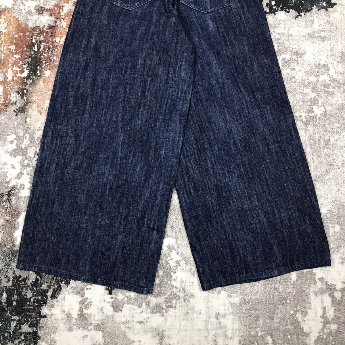 Designer × Japanese Brand Japanese Brand Back Number Baggy Soft Denim Jeans Size 26" / US 2 / IT 38 - 7 Thumbnail