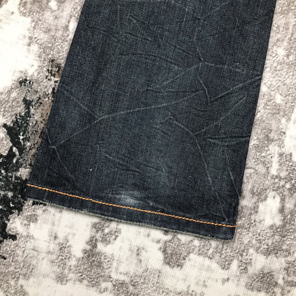 Japanese Brand × Vintage Vintage Japanese Body Beauty Flare Dirty Distressed Jeans Size 29" - 9 Thumbnail