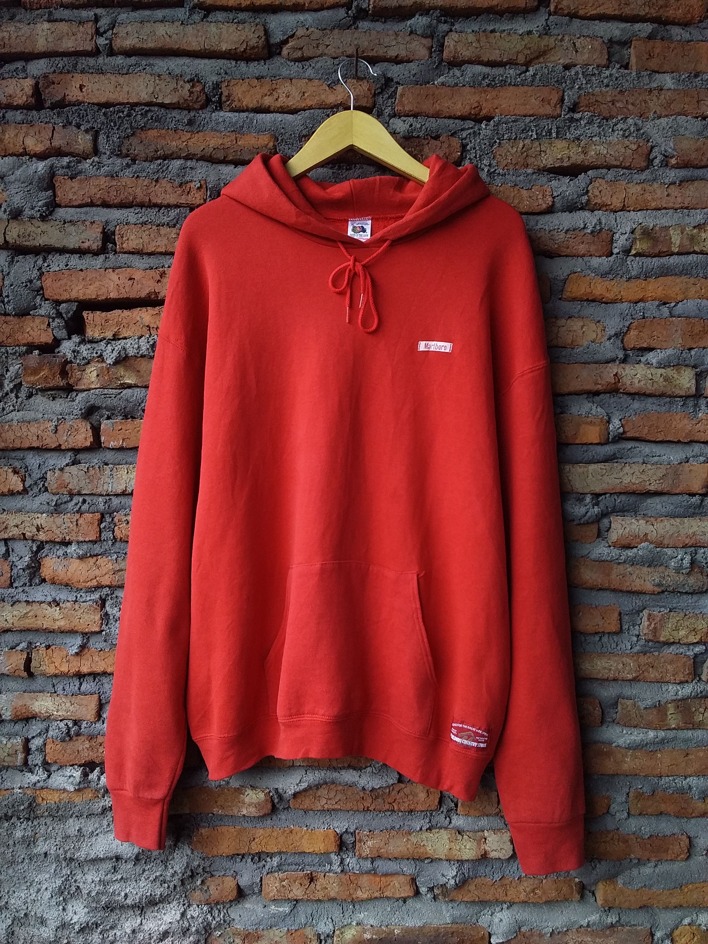 Marlboro Vintage 90s MARLBORO Small script logo hoodie Size US XL / EU 56 / 4 - 3 Thumbnail