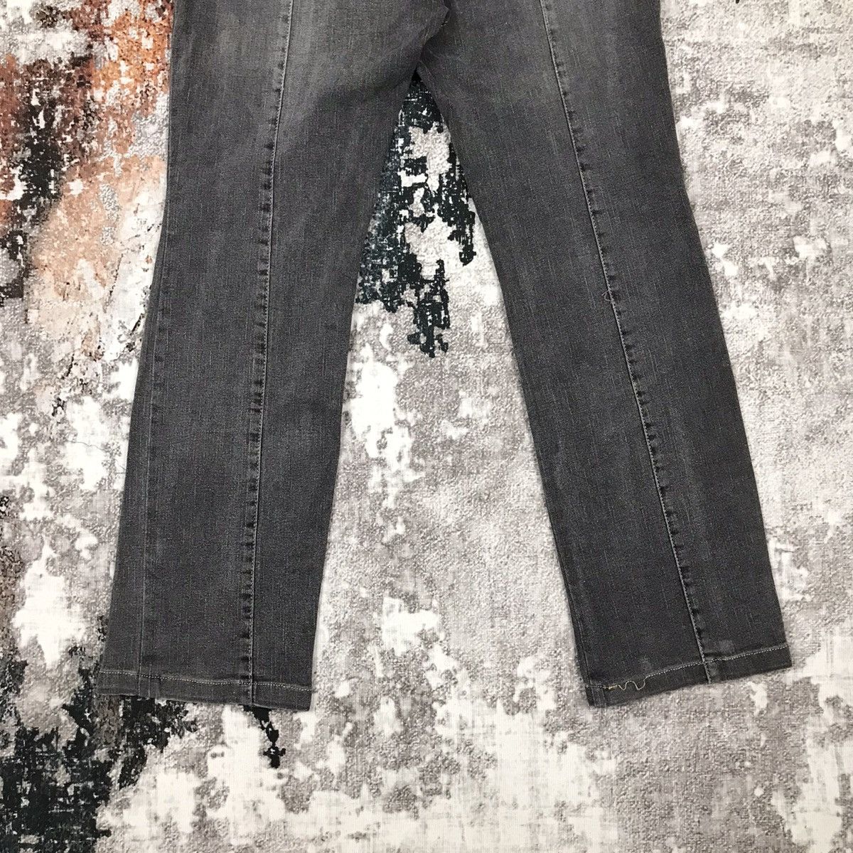 Japanese Brand × Vintage Vintage Japanese Flare Patchwork Style Jeans Size 32" / US 10 / IT 46 - 7 Thumbnail