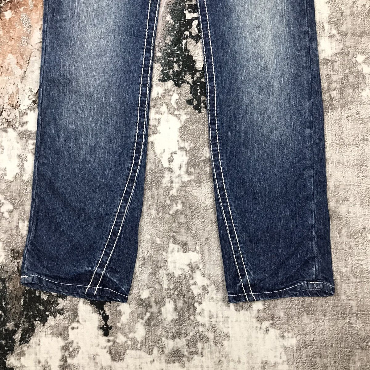 Designer × Japanese Brand × Vintage Japanese Blue Moon Blue Nice Design Jeans Size 30" / US 8 / IT 44 - 3 Thumbnail