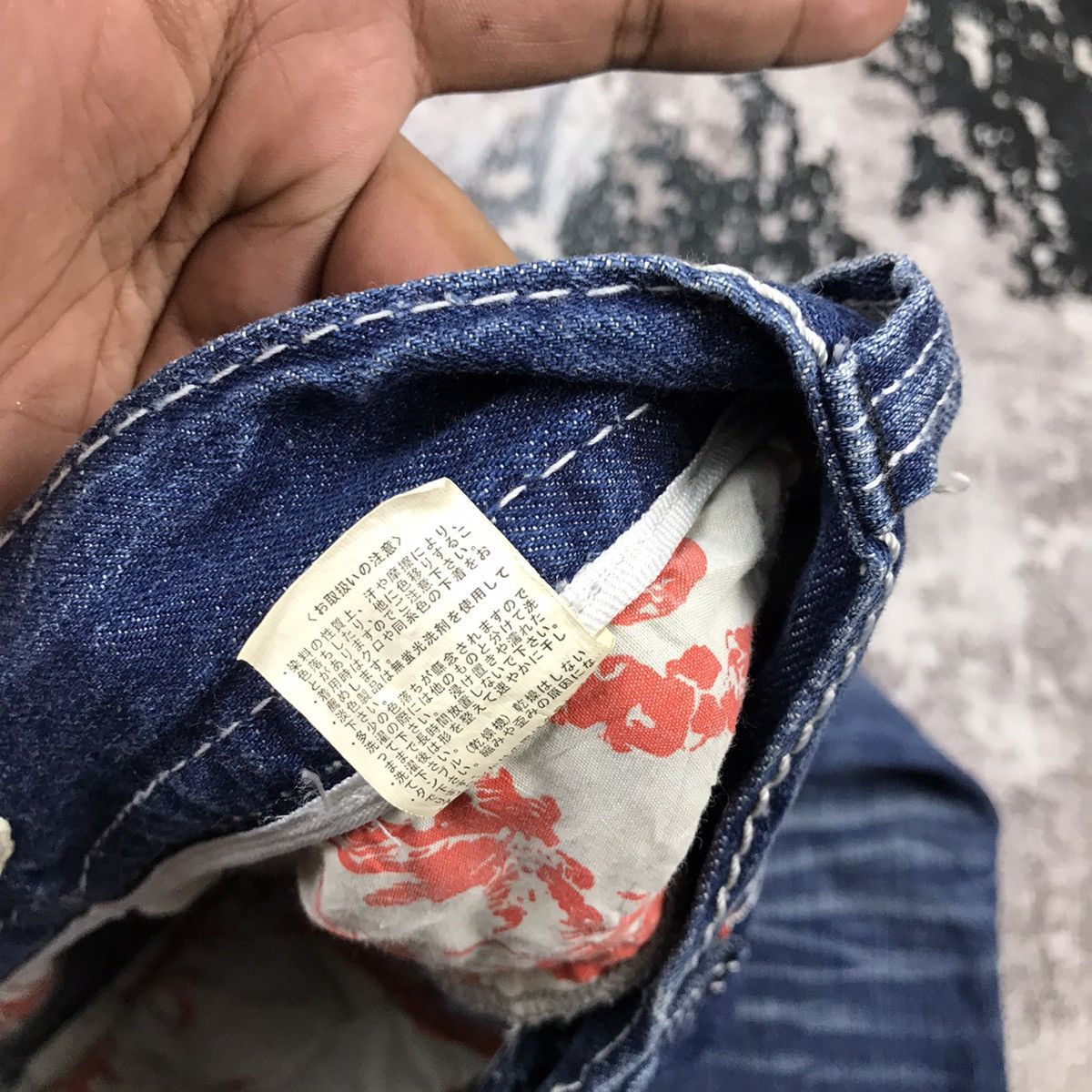 Designer × Japanese Brand × Vintage Japanese Blue Moon Blue Nice Design Jeans Size 30" / US 8 / IT 44 - 11 Thumbnail