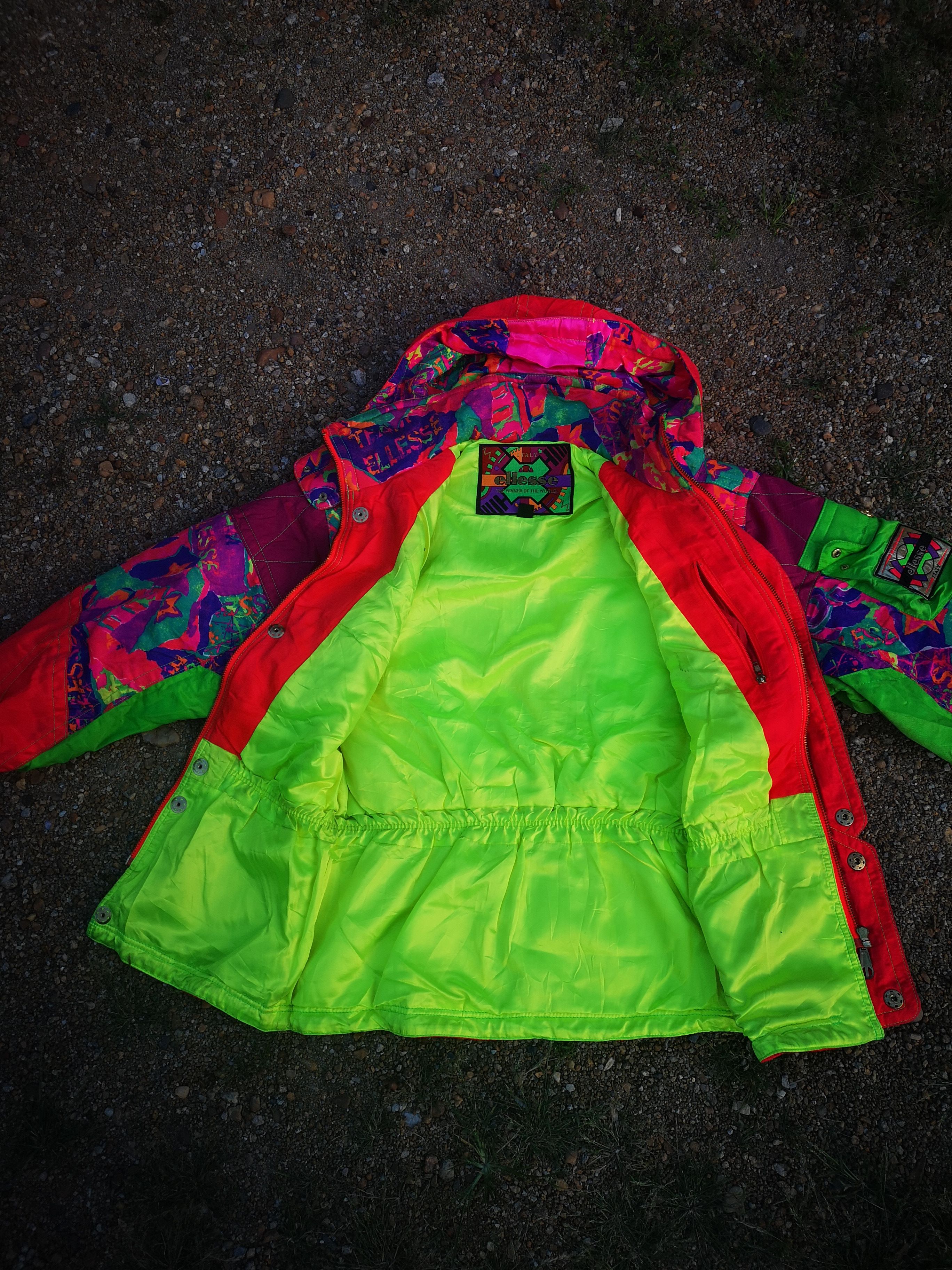 Ellesse × Vintage Ellesse Ski Jacket Multicolour Size US S / EU 44-46 / 1 - 6 Thumbnail
