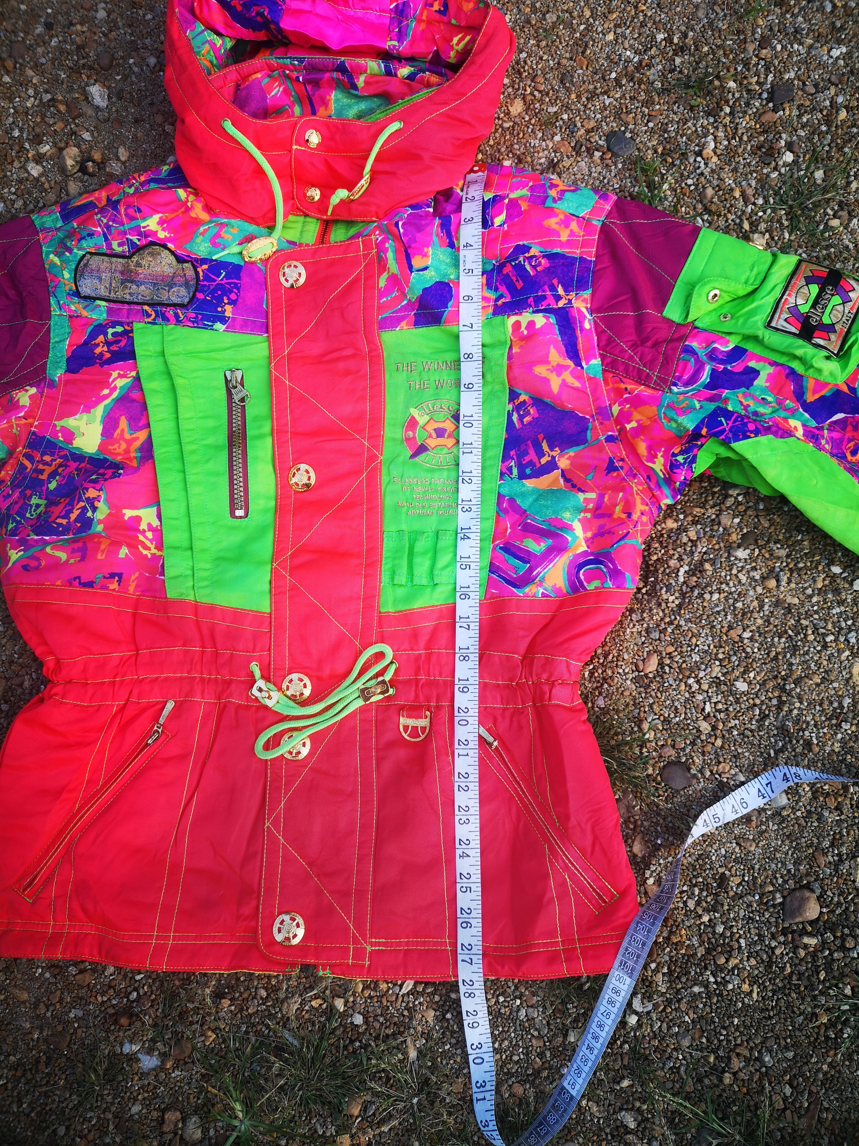 Ellesse × Vintage Ellesse Ski Jacket Multicolour Size US S / EU 44-46 / 1 - 13 Thumbnail