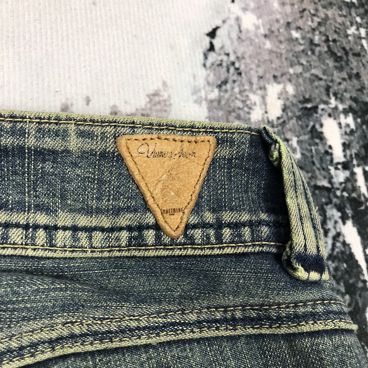 Edwin × Japanese Brand × Vintage Vintage Edwin Flare Dirty Distressed Jeans Size 26" / US 2 / IT 38 - 13 Thumbnail