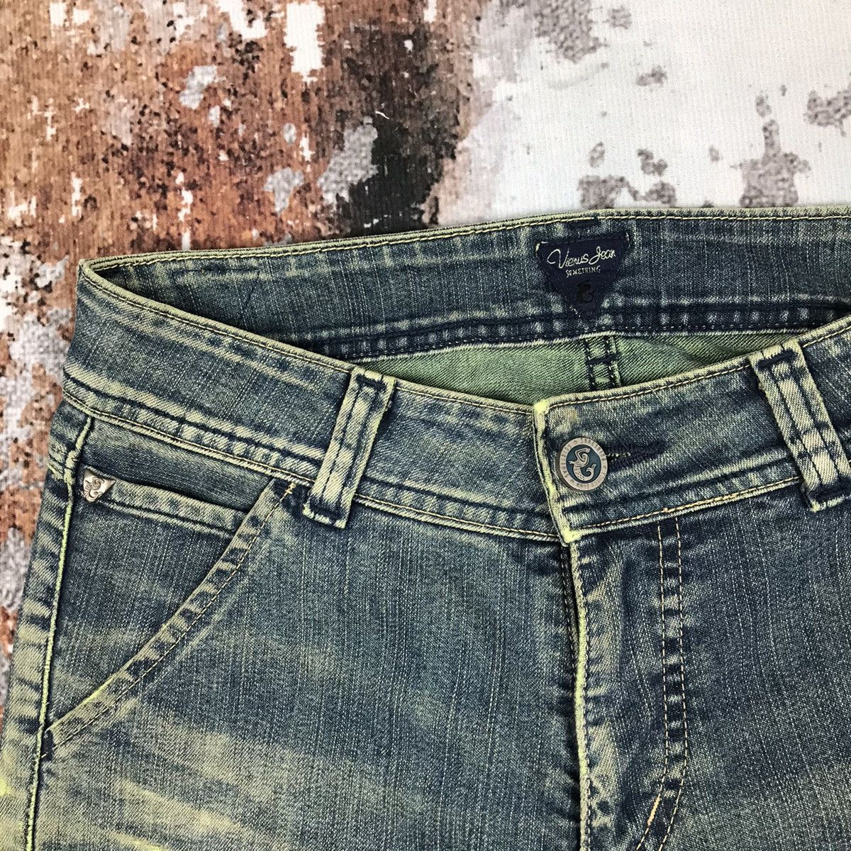 Edwin × Japanese Brand × Vintage Vintage Edwin Flare Dirty Distressed Jeans Size 26" / US 2 / IT 38 - 5 Thumbnail