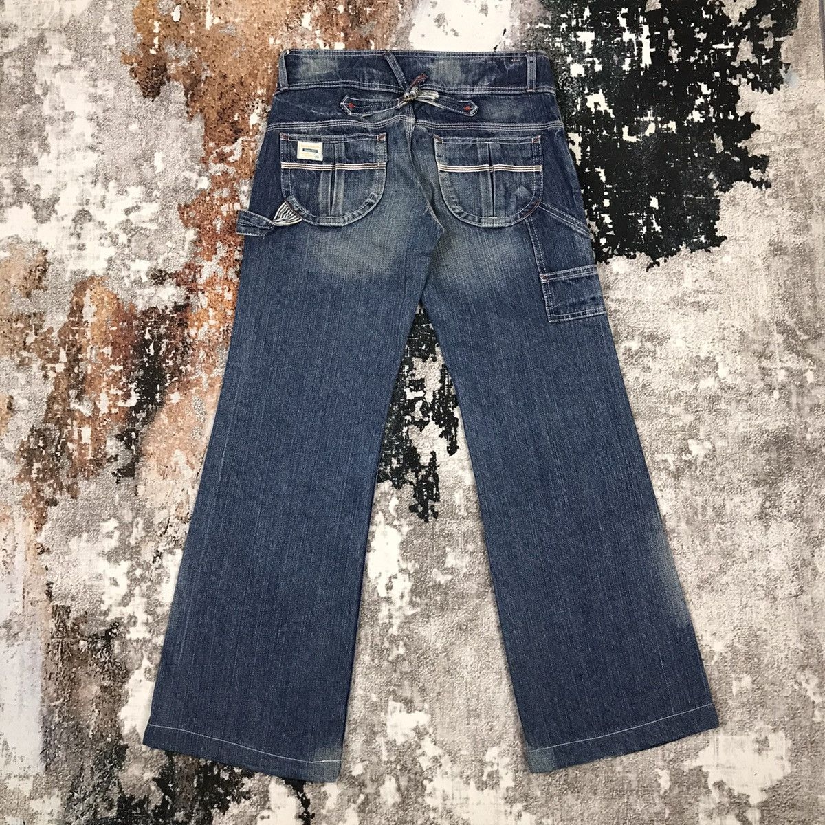 Japanese Brand × Vintage Vintage Japanese Betty Smith Workwear Flare Carpenter Jeans Size 29" - 1 Thumbnail