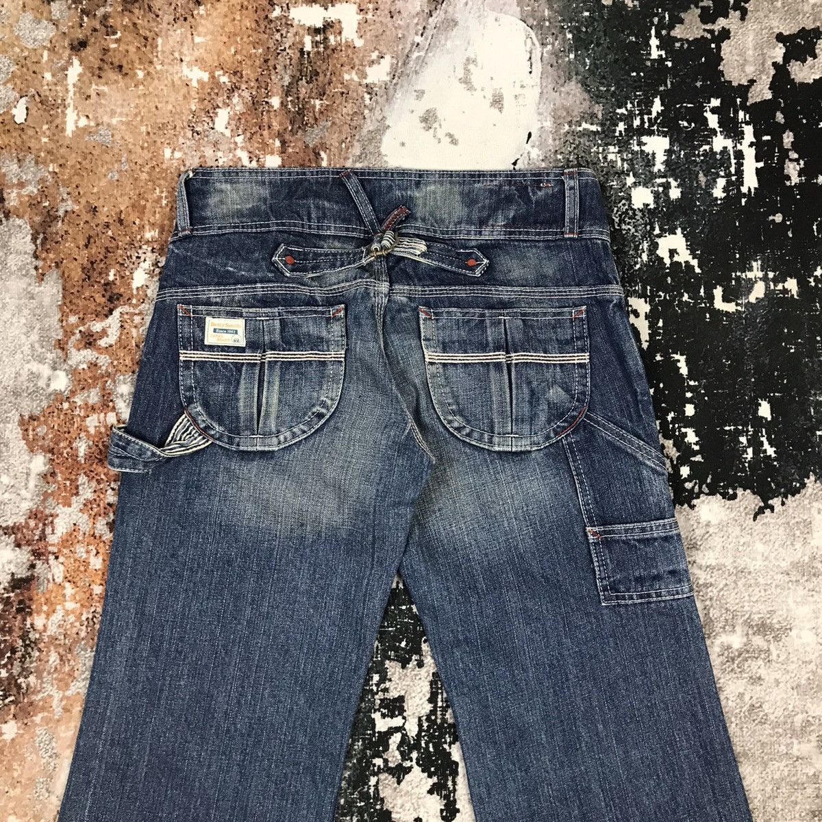 Japanese Brand × Vintage Vintage Japanese Betty Smith Workwear Flare Carpenter Jeans Size 29" - 2 Thumbnail