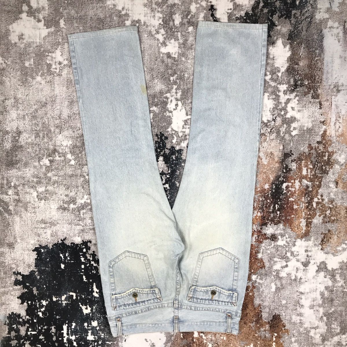 Comme Ca Ism × Japanese Brand Vintage Japanese Comme Ca Ism Flare Dirty Distressed Jeans Size 33" - 8 Thumbnail