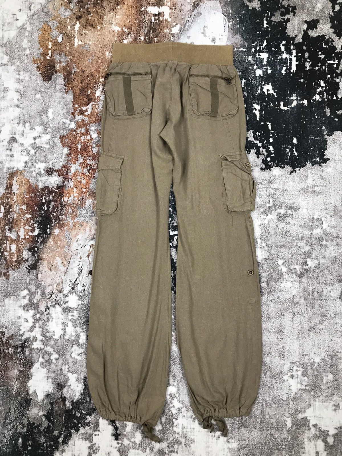 Japanese Brand × Vintage Vintage Japanese Soft Cargo Bondage Style Pants Size 27" / US 4 / IT 40 - 6 Thumbnail