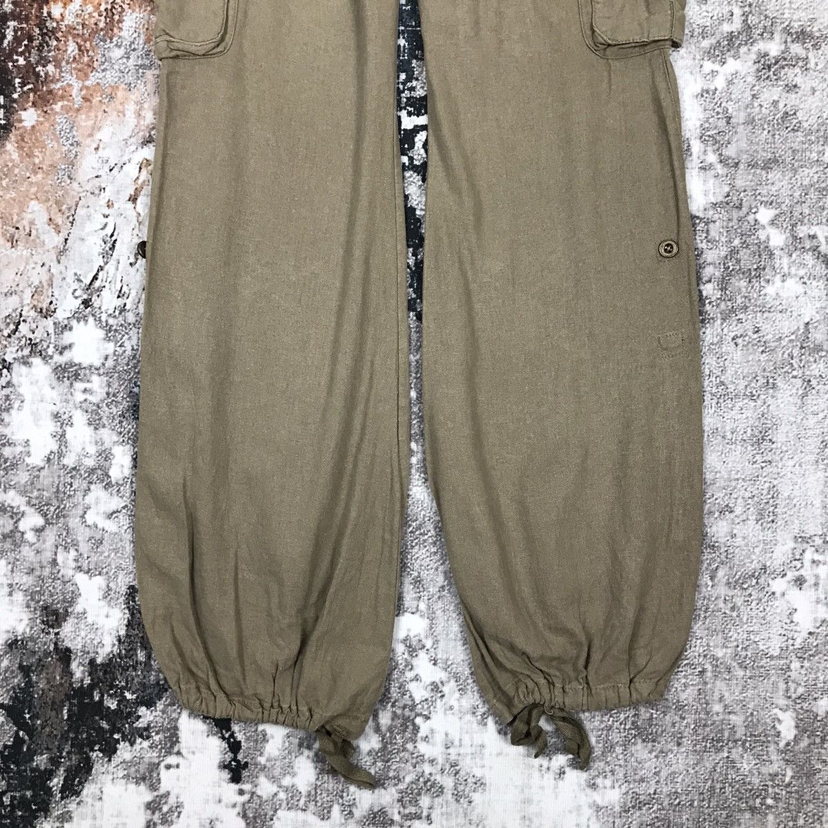 Japanese Brand × Vintage Vintage Japanese Soft Cargo Bondage Style Pants Size 27" / US 4 / IT 40 - 8 Thumbnail