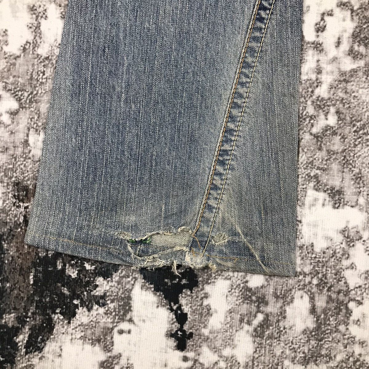 Japanese Brand × Vintage Vintage Japanese Flare Cedixsept Embroidery Design Jeans Size 31" - 6 Thumbnail