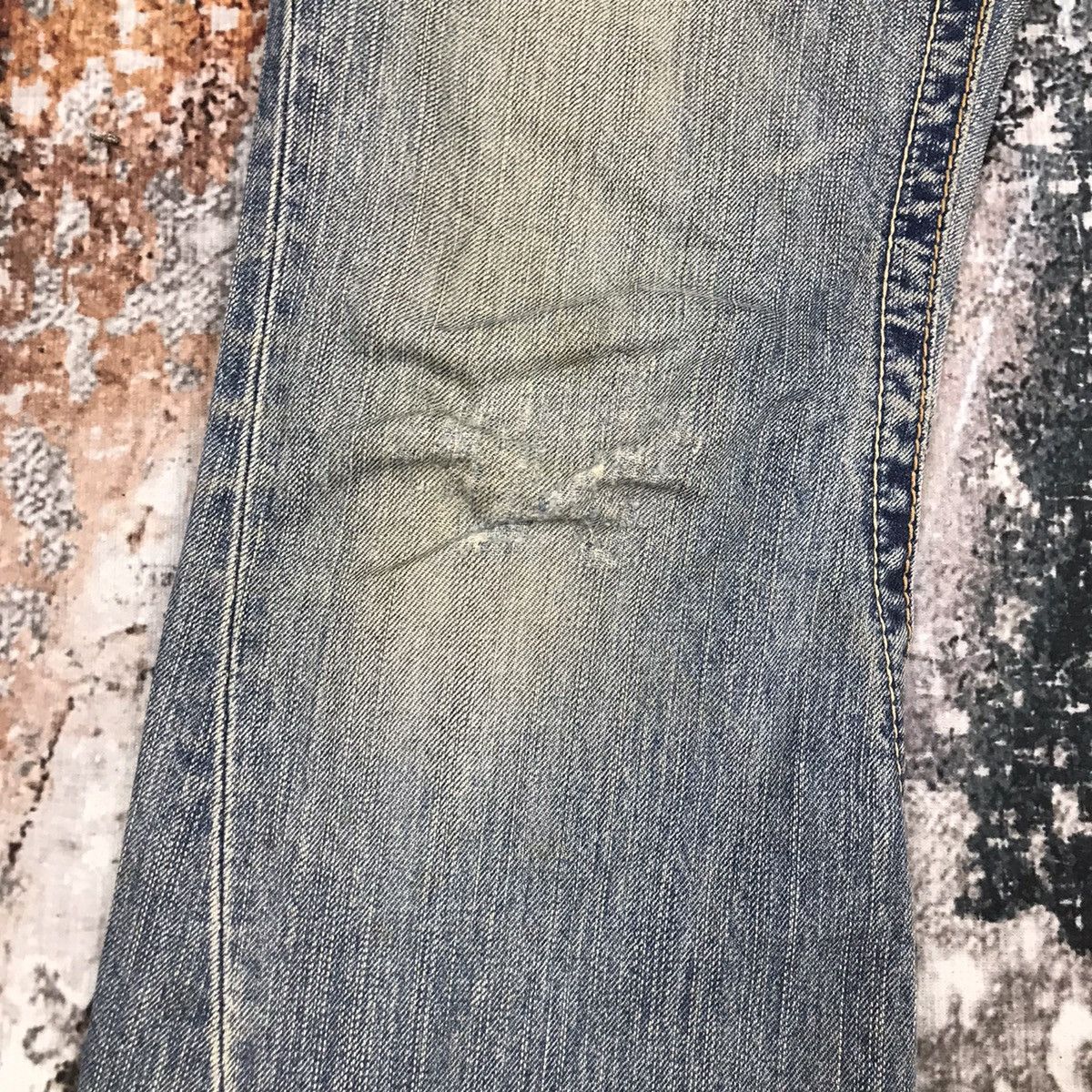 Japanese Brand × Vintage Vintage Japanese Flare Cedixsept Embroidery Design Jeans Size 31" - 13 Thumbnail
