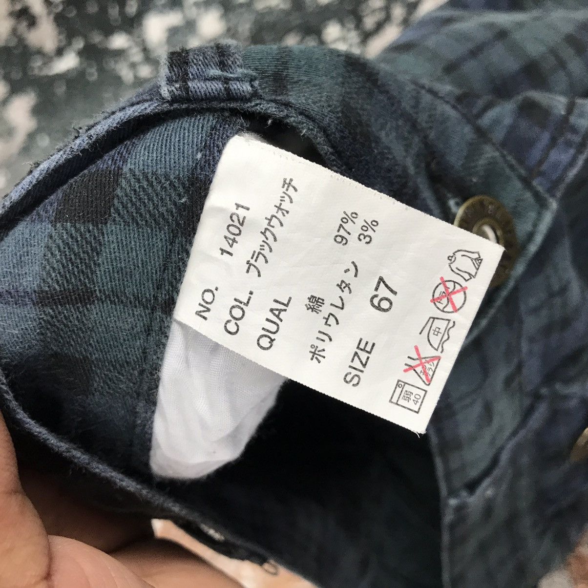 Japanese Brand × Vintage Vintage Japanese Brand Flare Checkered Zipper Pocket Pants Size 29" - 9 Thumbnail