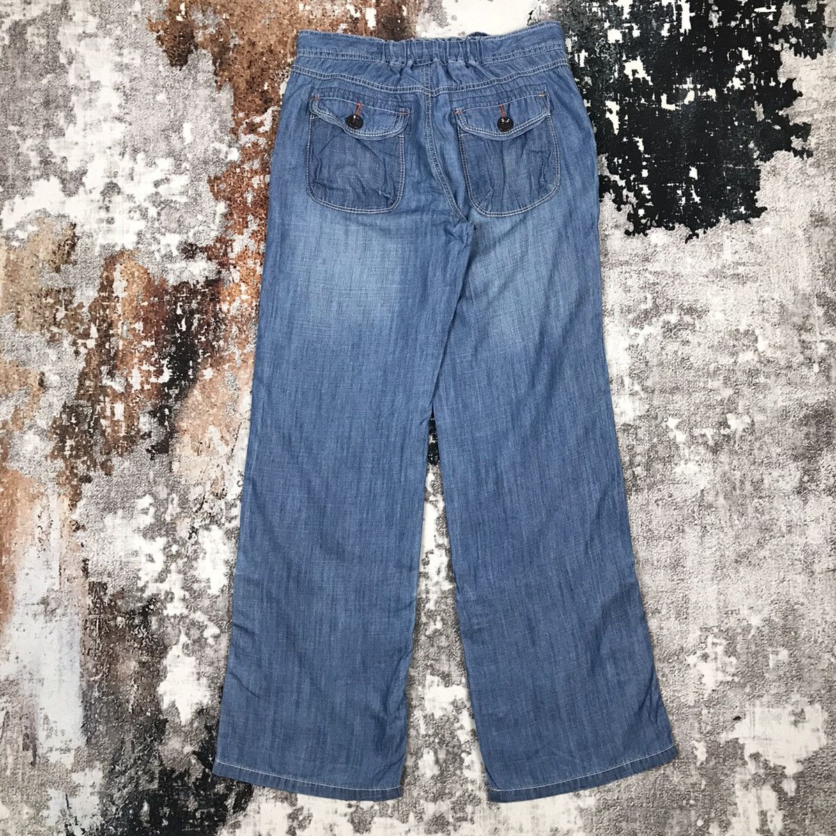 Japanese Brand × Vintage Vintage Japanese Honey Suckle Rose Bust Pant Soft Denim Jean Size 28" / US 6 / IT 42 - 6 Thumbnail