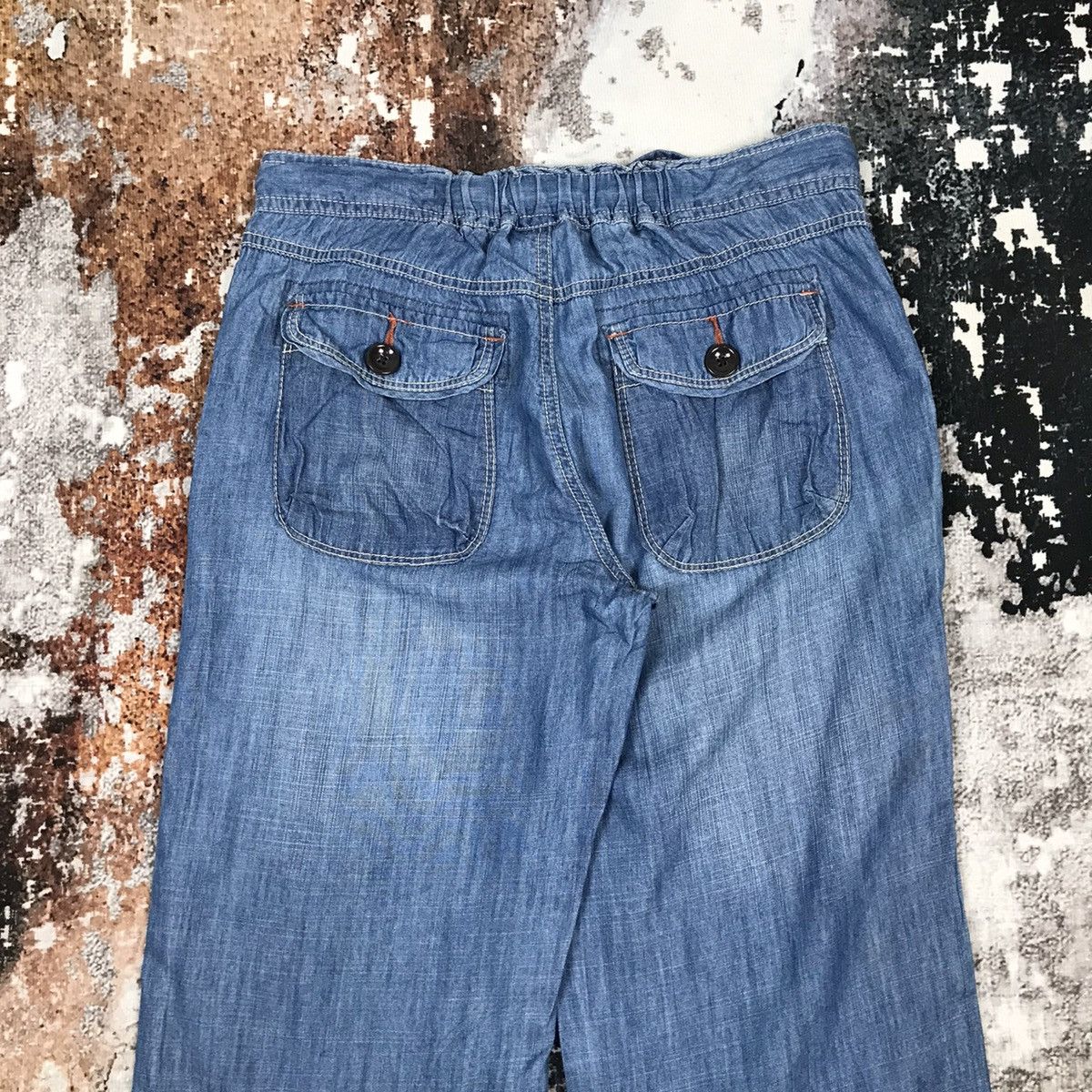 Japanese Brand × Vintage Vintage Japanese Honey Suckle Rose Bust Pant Soft Denim Jean Size 28" / US 6 / IT 42 - 7 Thumbnail