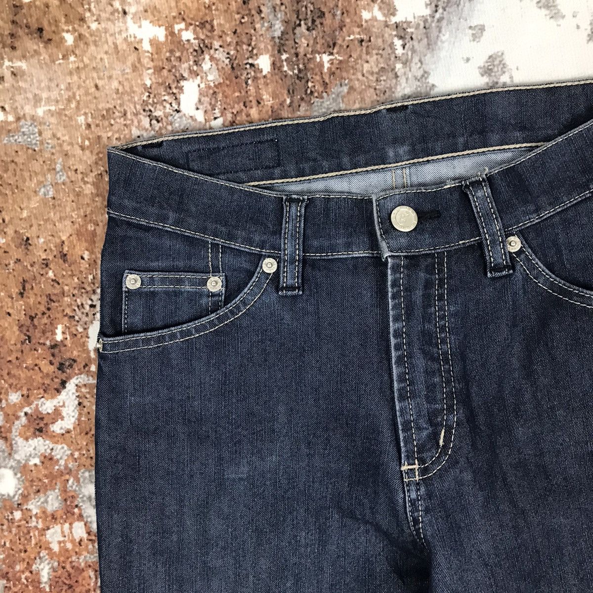 Designer × Japanese Brand × Vintage Japanese B-Tree Jeans Baggy Style Jeans Size 28" / US 6 / IT 42 - 9 Thumbnail
