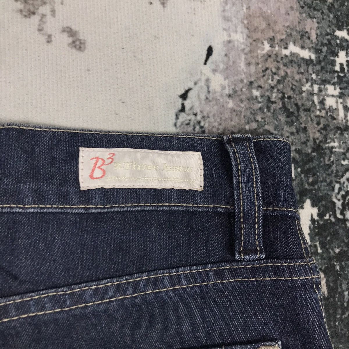 Designer × Japanese Brand × Vintage Japanese B-Tree Jeans Baggy Style Jeans Size 28" / US 6 / IT 42 - 4 Thumbnail