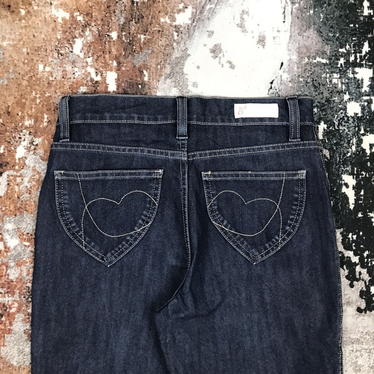 Designer × Japanese Brand × Vintage Japanese B-Tree Jeans Baggy Style Jeans Size 28" / US 6 / IT 42 - 3 Thumbnail