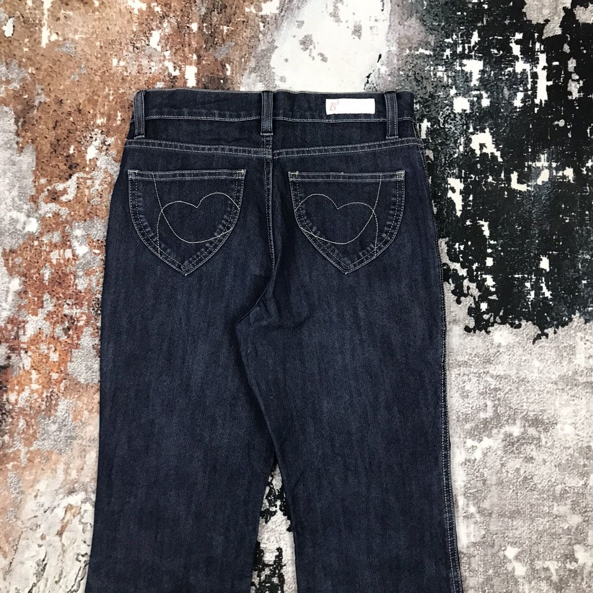 Designer × Japanese Brand × Vintage Japanese B-Tree Jeans Baggy Style Jeans Size 28" / US 6 / IT 42 - 2 Thumbnail