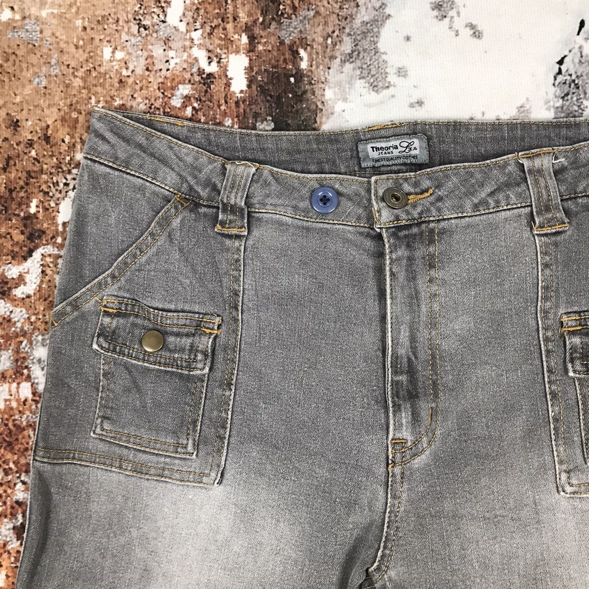 Designer × Japanese Brand × Vintage Vintage Japanese Theoria Bush pant Style Baggy Jeans Size 32" / US 10 / IT 46 - 3 Thumbnail