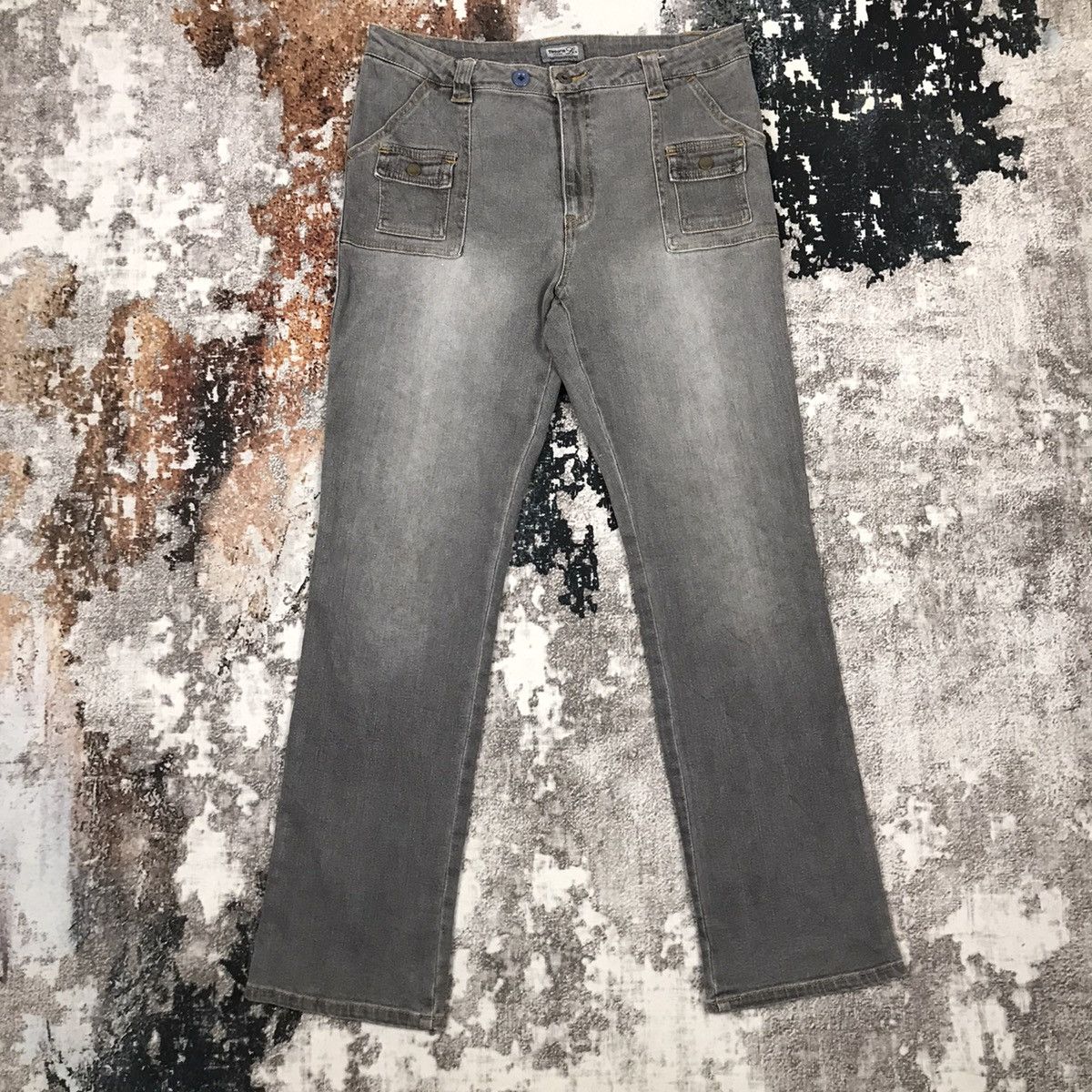 Designer × Japanese Brand × Vintage Vintage Japanese Theoria Bush pant Style Baggy Jeans Size 32" / US 10 / IT 46 - 1 Thumbnail
