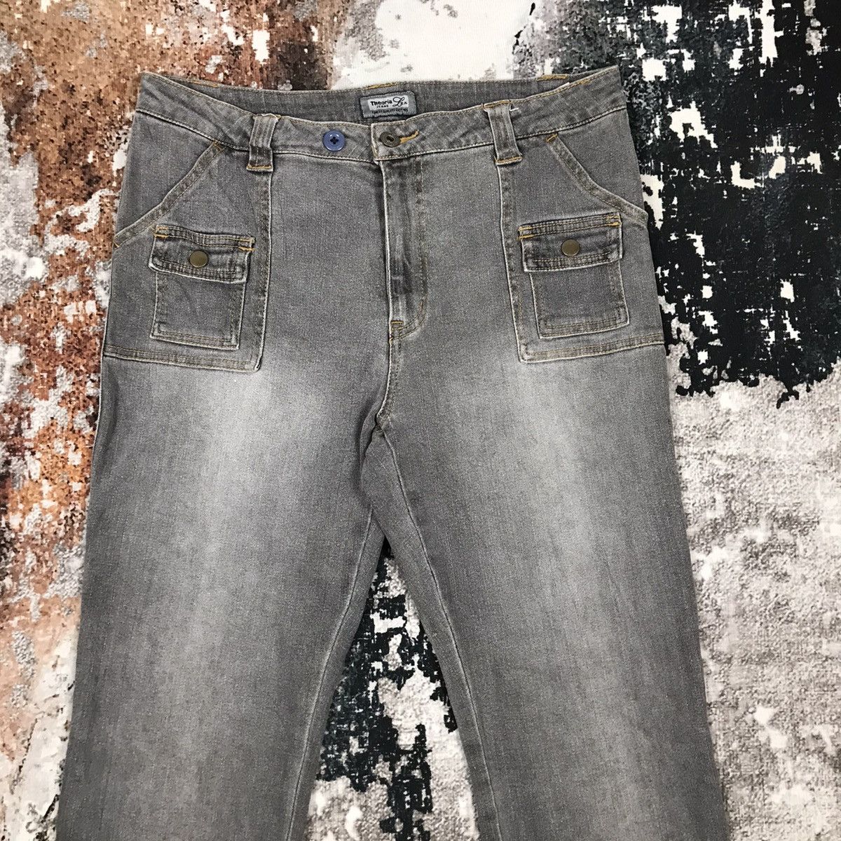 Designer × Japanese Brand × Vintage Vintage Japanese Theoria Bush pant Style Baggy Jeans Size 32" / US 10 / IT 46 - 2 Thumbnail