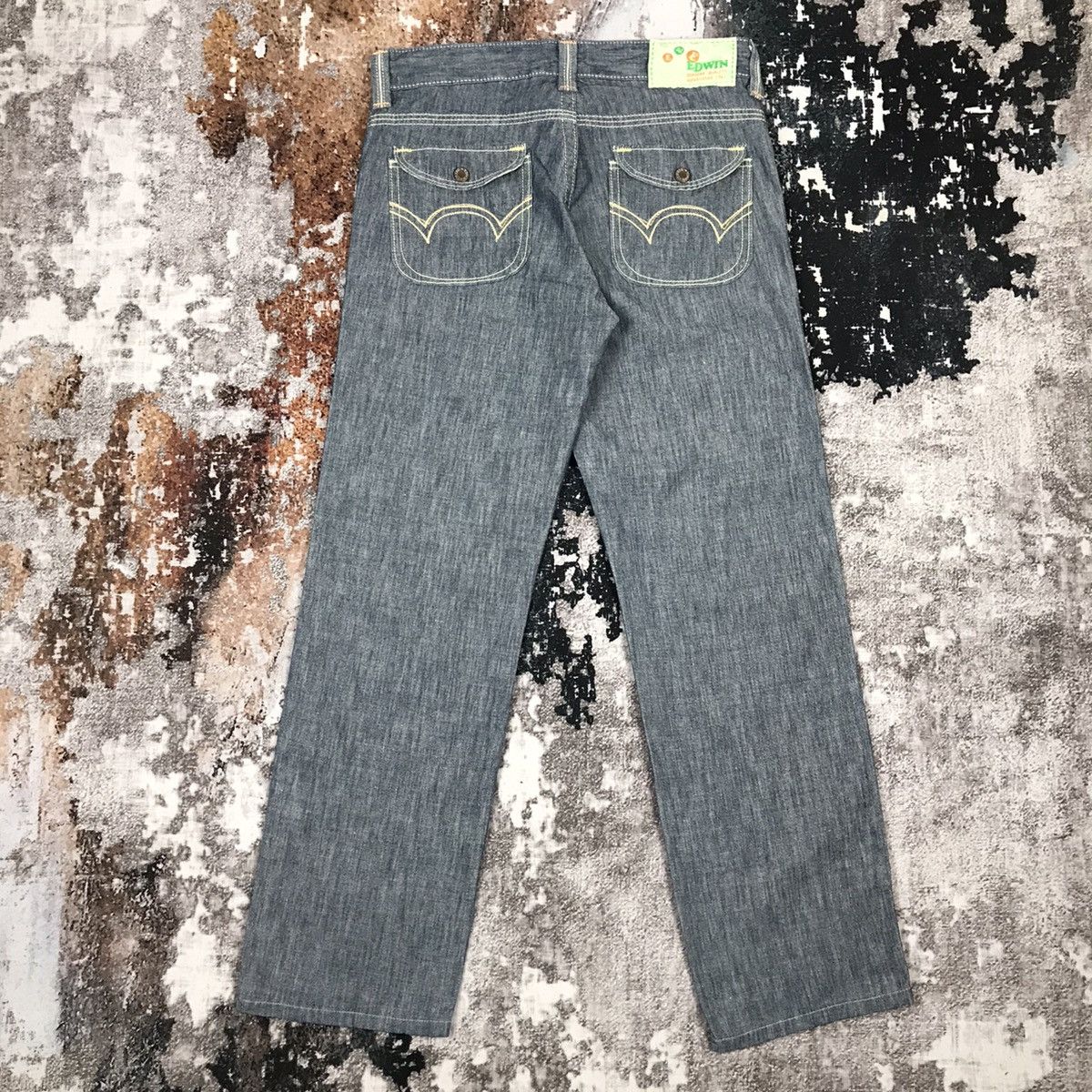 Edwin × Japanese Brand Edwin Soft Denim Workwear Carpenter Style Jeans Size 32" / US 10 / IT 46 - 5 Thumbnail