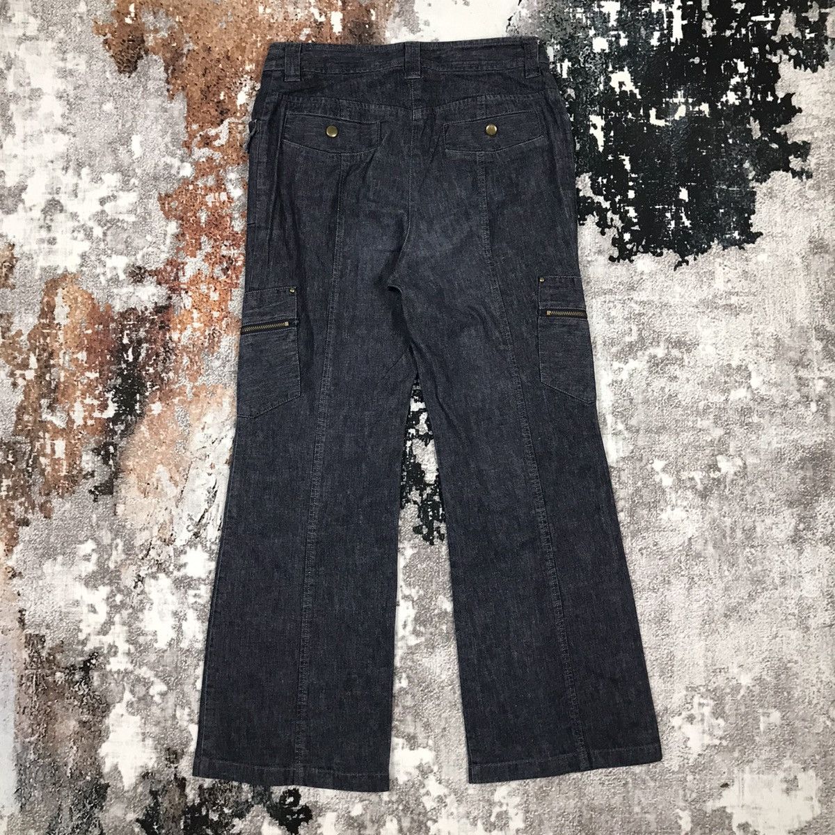 Japanese Brand × Vintage Vintage Japanese Brand Gervé Flare Bust Pant Cargo Pants Size 27" / US 4 / IT 40 - 5 Thumbnail