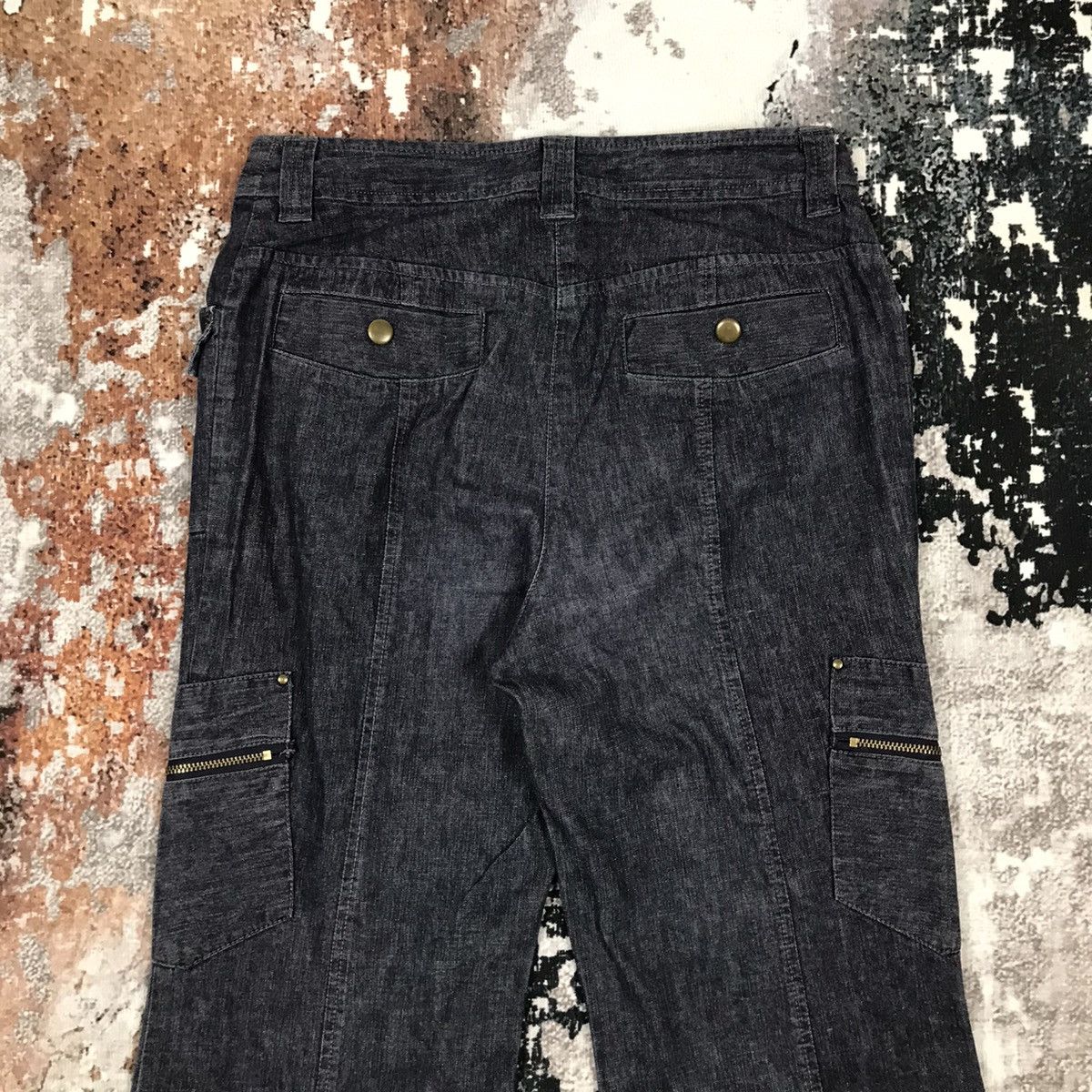 Japanese Brand × Vintage Vintage Japanese Brand Gervé Flare Bust Pant Cargo Pants Size 27" / US 4 / IT 40 - 6 Thumbnail