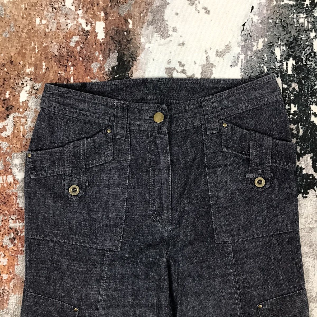Japanese Brand × Vintage Vintage Japanese Brand Gervé Flare Bust Pant Cargo Pants Size 27" / US 4 / IT 40 - 3 Thumbnail